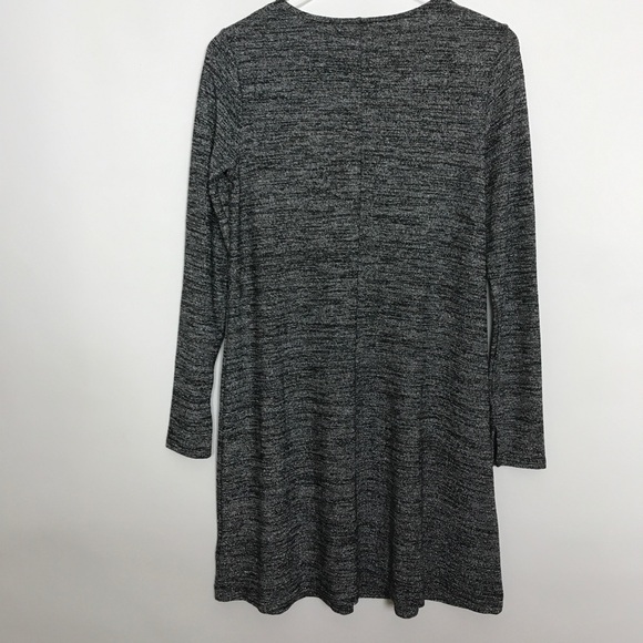 Gap Softspun Long Sleeve Metallic Swing Dress NWT - Picture 7 of 8
